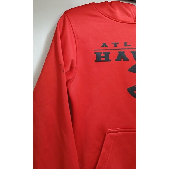 NWT NBA Youth/Boy's Red Atlanta Hawks Performance Hoodie Pullover Small 6/7 Note - Picture 4 of 7